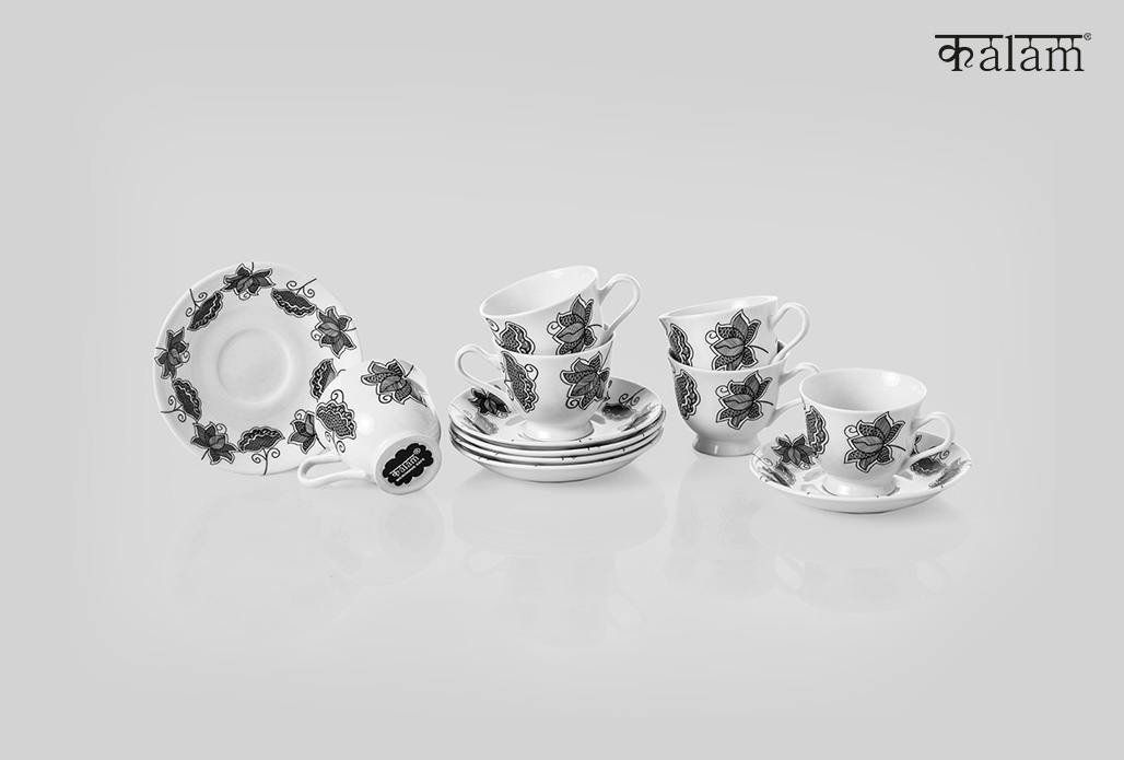 Kalam Design - Ceramic Cup and Saucer Sets