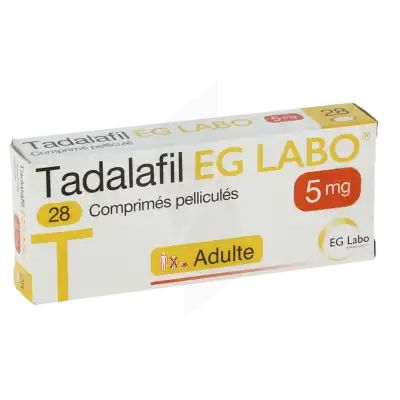 Tadalafil 20mg boite de 28